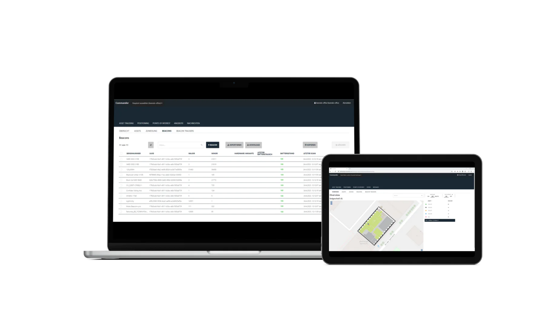 screenshot of Favendo Commander